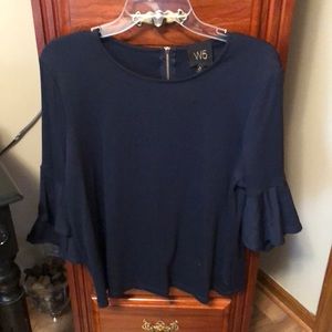 NWT Navy knit top